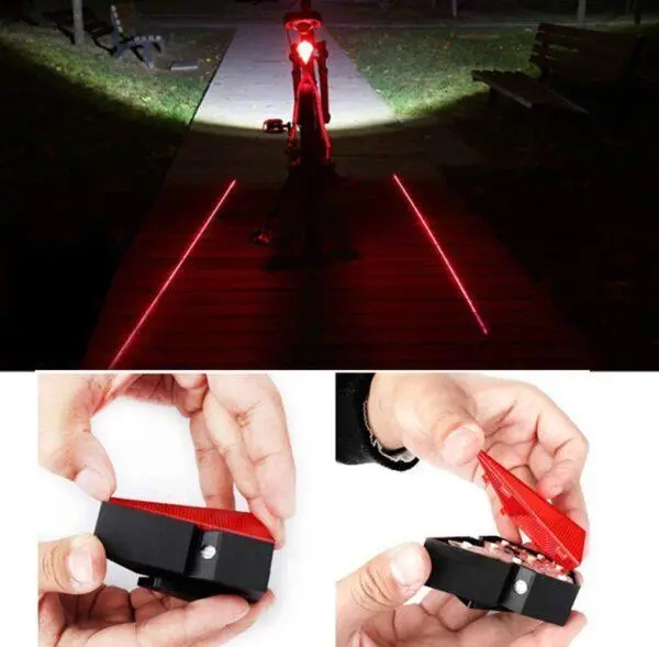 Ledbike lumière arrière USB – Éclairage puissant et rechargeable pour être vu à 360° sur votre vélo – Image 2