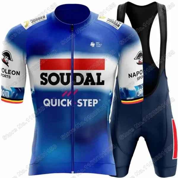 Combinaison de cyclisme SOUDAL QUICK STEP manche courte – Image 5