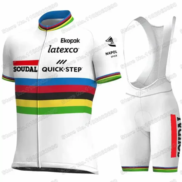 Combinaison de cyclisme SOUDAL QUICK STEP manche courte – Image 2