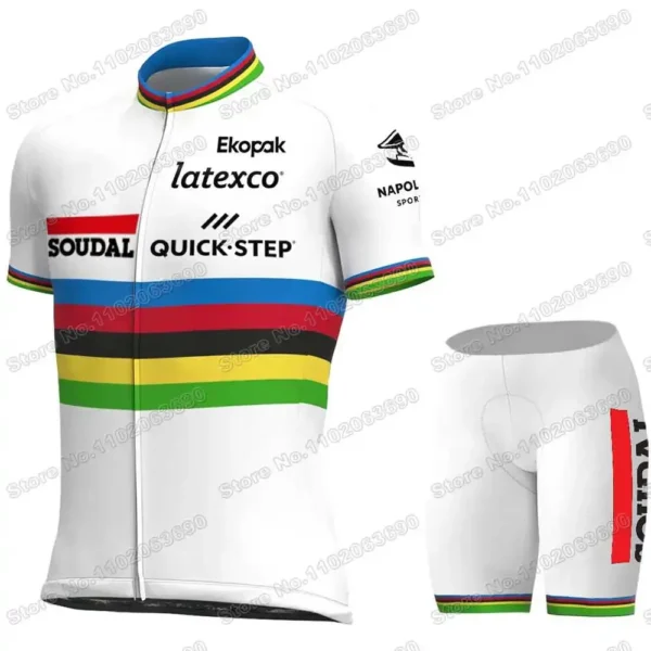 Combinaison de cyclisme SOUDAL QUICK STEP manche courte – Image 4