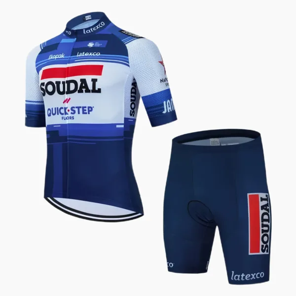 Combinaison de cyclisme SOUDAL QUICK STEP manche courte